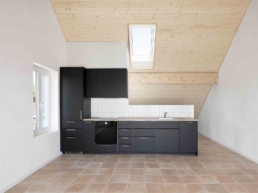 Architecte transformation agrandissement appartements duplex cuisine