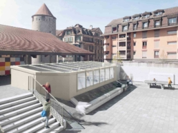 architecte-rénovation-préau-collège-Lausanne